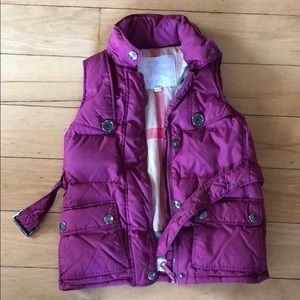 Burberry girls vest 5Y